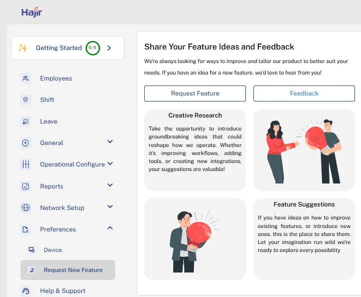 Organizational Services_Request Feature