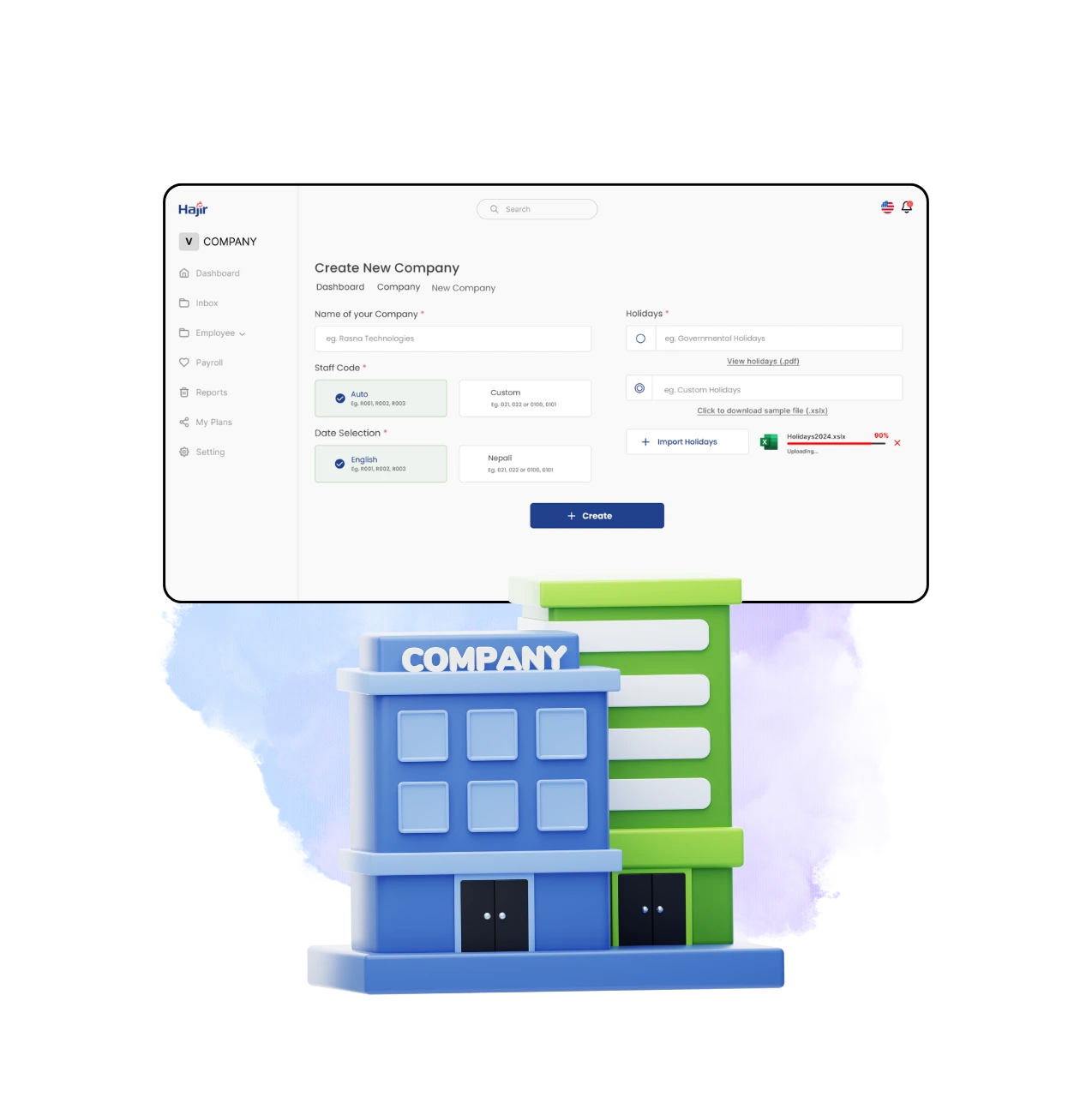 Company Management Software by HajirHR Nepal